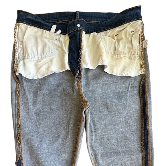 LOFT | NWOT THE BOOT HIGH-RISE STRETCH DENIM JEANS DISTRESSED | SIZE: 14 - Picture 8 of 11